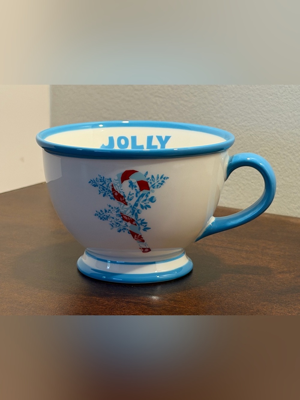 Starbucks Mug Holiday 2007, Jolly Candy cane, 10oz